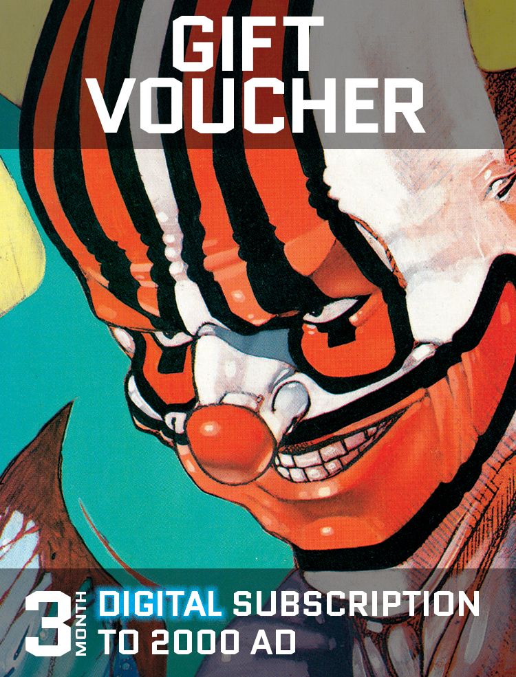 Gift Voucher for a Three Month Digital Subscription to 2000 AD