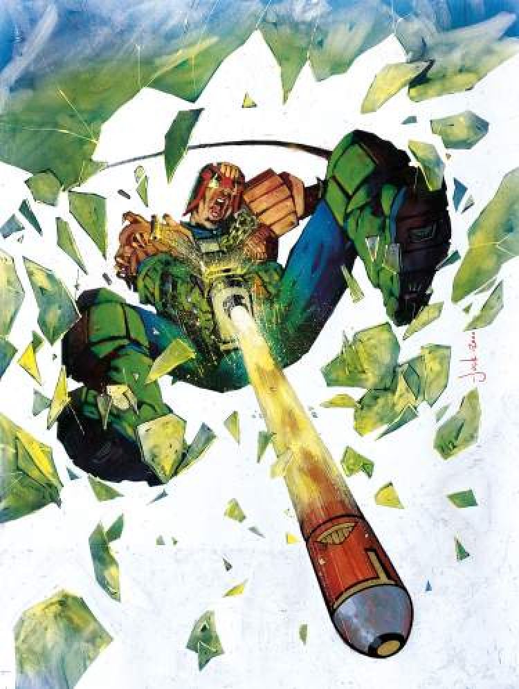 2000 AD Shop : The Art of Judge Dredd by Jock Webshop Excl Slipcase
