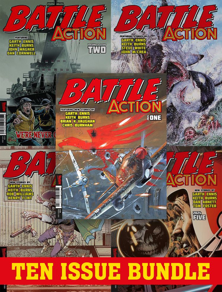 2000 AD Shop : Battle Action 2024 mini series 10 issue bundle