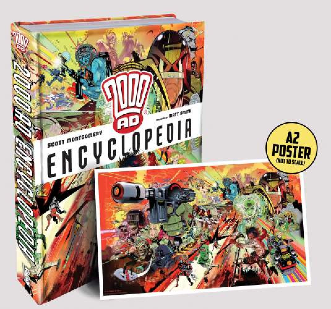 2000 AD Shop : 2000 AD encyclopedia with A2 Poster